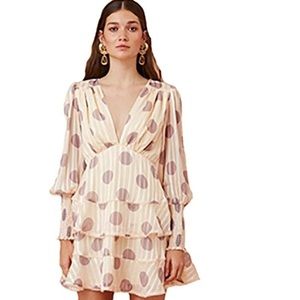 Keepsake fit and flare pink dress